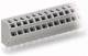 WAGO 254-153 2-wire terminal strip 3-pin. gray 2x0.25-0.75qmm RM5/5.08mm