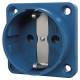 Mennekes 11531 16A2P+E 230V SCHUKO-Anbau-Steckdose blau