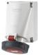 Mennekes 132A 4-pin socket. 63A, , 400V IP67 6h