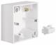 Berker 10418989 Surface-mounted housing 1041 89 89, 1-gang polar white high gloss