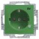 Busch Jaeger 2CKA002013A5396 BJ 20 EUCBL-13-914 SCHUKO Steckdose Bs grün mit LED-Kontrolllicht balance SI