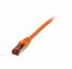 Patchkabel RJ45, CAT6 250Mhz, 0,5m orange, S-STP(S/FTP), TPE/LSZH(Superflex), Synergy 21,