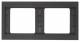 Berker 13637006 Rahmen 2fach K.1 anthrazit,matt