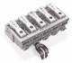 WAGO 294-4255 power connection terminal with PE latching contact without latching feet 5p ws