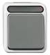 Merten MEG3154-8029 button light gray, m.sep.Meldekont.Schließer 1pol AQUASTAR