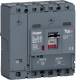 HAGER HES161DC circuit breaker h3+ P160 TM ADJ 4P4D N0-100% 160A 70kA CTC