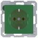 Berker 47431913 Steckdose SCHUKO S.1/B.1/B.3/B.7 Glas grün matt