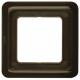 Berker 132801 Rahmen 1fach mit Dichtung wg UP IP44 braun glänzend
