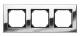 Merten 475339 M-PLAN-Metallrahmen 3fach Chrom