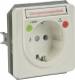 Dehn + Soehne 924335 Dehn NSMPROTW SCHUKOSteckdose mit Überspannungsabl. DELTA profil titanws