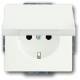 Busch Jaeger Schuko socket, 20 EUK-884 hinged lid