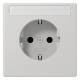 Jung LS1520NALG SCHUKO Steckdose Schriftfeld lichtgrau