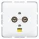 Jung CD565-2WW UP potential equalization socket, CD WW 565-2 alpine white