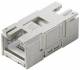 Telegärtner 100007533 J80029A0010 STX RJ45 coupler Cat.6, 0