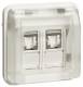 Berker 14103502 UAEn insert 8/8-pin shielded Cat.6 W.1 polar white