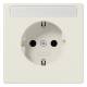 Jung LS1520NA SCHUKO socket label white
