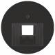 Berker 14072045 central piece, R.1 / R.3 / R.Classic gloss black
