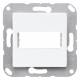 Jung A594-1915WW Abdeckung mit Tragring für D-Sub 9/15polig Serie A/AS alpinweiß