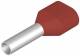 Weidmüller ferrule 1.0 mm ² red, H 1,0 / 15DZH / R
