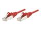 INTELLINET 330633 Netzwerkkabel, Cat5e, SF/UTP CCA, Cat5e-kompatibel, RJ45-Stecker/RJ45-Stecker, 5 m, rot