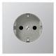 Jung AL1520NKI SCHUKO Steckdose ohne Kralle LS Aluminium