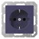 Jung A1520BFKIBL SCHUKO® socket with touch protection