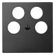 Merten 295314 295 314 Mounting Plate f.Ankaro, 4x antennas anthracite System M
