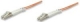 INTELLINET 471213 Fiber Optic Duplex Patch Cable, Multimode LC / LC, 62.5/125 micron, 2.0 m, orange