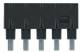 Harting Han ES Press plug-in bridge 1x5 black lengthwise 16A pack of 5 09330009855