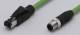Ifm Electronic E12090 Jumper, M12 plug / RJ45 plug