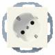 Jung A520-45KI SCHUKO Steckdose 45° Serie AS weiß