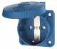 Mennekes 11081 16A2P+E 230V SCHUKO-Anbau-Steckdose blau