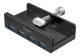 ALLNET USB 3.0 4 Port Clip HUB ALL-USB3-HUB-4-CLIP schwarz