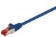 Goobay 68272 CAT 6 Patchkabel, S/FTP (PiMF), Blau - LSZH halogenfrei, Kupfer
