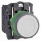 Schneider Electric XB5AA11C0 Schneider Drucktaster, kompl, Kunststoff, tastend, weiss, 22mm, 1S