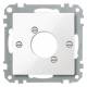 Merten 468019 468 019 Mounting Plate f.Audio-, Plug C. XLR polarwhite Sys.M