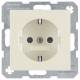 Berker 47238982 SCHUKO S.1 socket outlet, glossy white