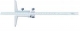 MIB Messzeuge 01015064 Precision Depth Vernier Caliper 300 x 150 mm, vernier 1/20,