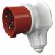 Mennekes 3982 VARIOTOP angle plug, 5-pin 16A 400V gray