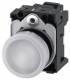 Siemens 3SU11566AA603AA0 Leuchtmelder 22mm rund weiß Linse glatt AC 230V