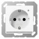 Jung A1520-OWWLNW SCHUKO socket with LED light