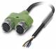 Phoenix Contact 1436181 Phoenix SAC-4PY- 5,0-PUR/2XF Sensor-/Aktor-Kabel
