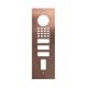 DoorBird Frontblende D1102FV Fingerpr. Edels., Bronze, Unterpu