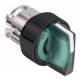 Schneider Electric ZB4BK15337 Schneider Leuchtwahlschalter LED gn 3St. 45° M=r L+R=t Knebel kz Ring