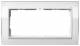 GIRA 1002723 Rahmen 2f ohne MS klar weiß Event für reinweiß ohne Mittelsteg