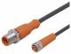 Ifm Electronic EVC630 IFM connection cable straight/straight 3-pole AC/DC 