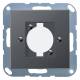 Jung A568-1BFANM Abdeckung LautsprecherChassis-XLR Serie A anthrazit matt