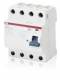ABB F204B-63/0,5 ABB F204 B-63/0,5 FI-Sc B 4P,63A, 500mA, kurzzeitverzinkt3kA, 4TE