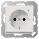Jung A1520-OLNW SCHUKO socket with LED light