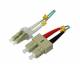Fiber optic 2-fiber patch kit. 15mtr.LC-SC, 50/125um,OM3, AD=2mm, Synergy 21
